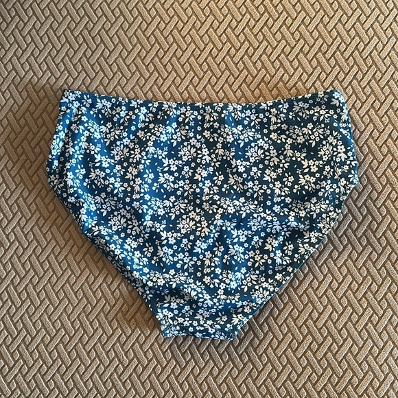 Blue Floral Tankini Set - Picture 2 of 5